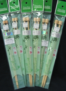 ChiaoGoo 09"/23 cm 4.00 mm/US 6 Bamboo Pairs 